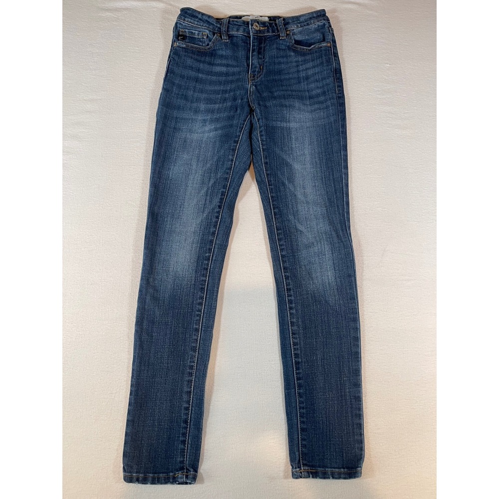 KanCan Women's Skinny Jeans Dark Wash Blue Denim Mid Rise Stretch 7/27